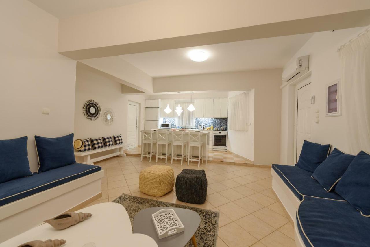 Full View In A Luxury House Kalamaki (Heraklion) Exterior foto