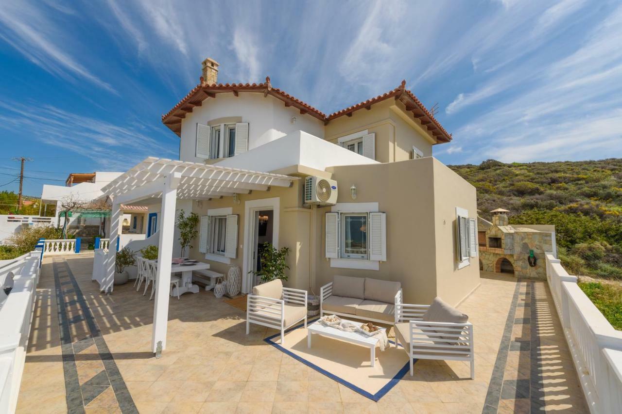 Full View In A Luxury House Kalamaki (Heraklion) Exterior foto