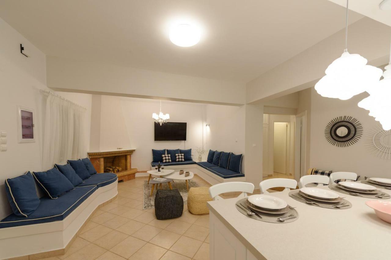 Full View In A Luxury House Kalamaki (Heraklion) Exterior foto